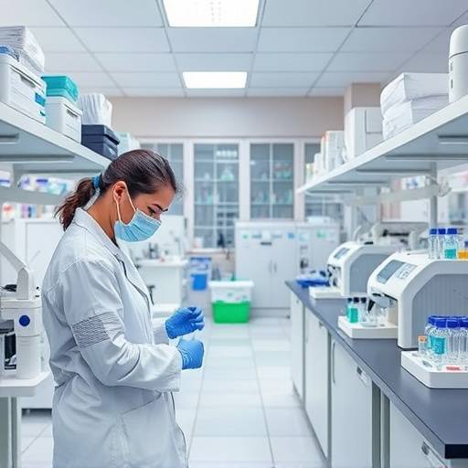 Laboratorio di ricerca biomedica all'Universit&radic;&dagger; di Bologna